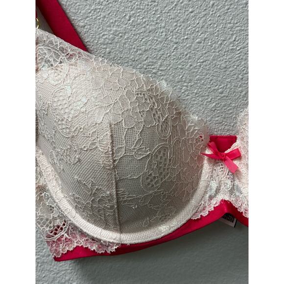 Victoria Secret Womens‎ Lined Demi-Buste Double Size 36C Pale Pink - Picture 3 of 6
